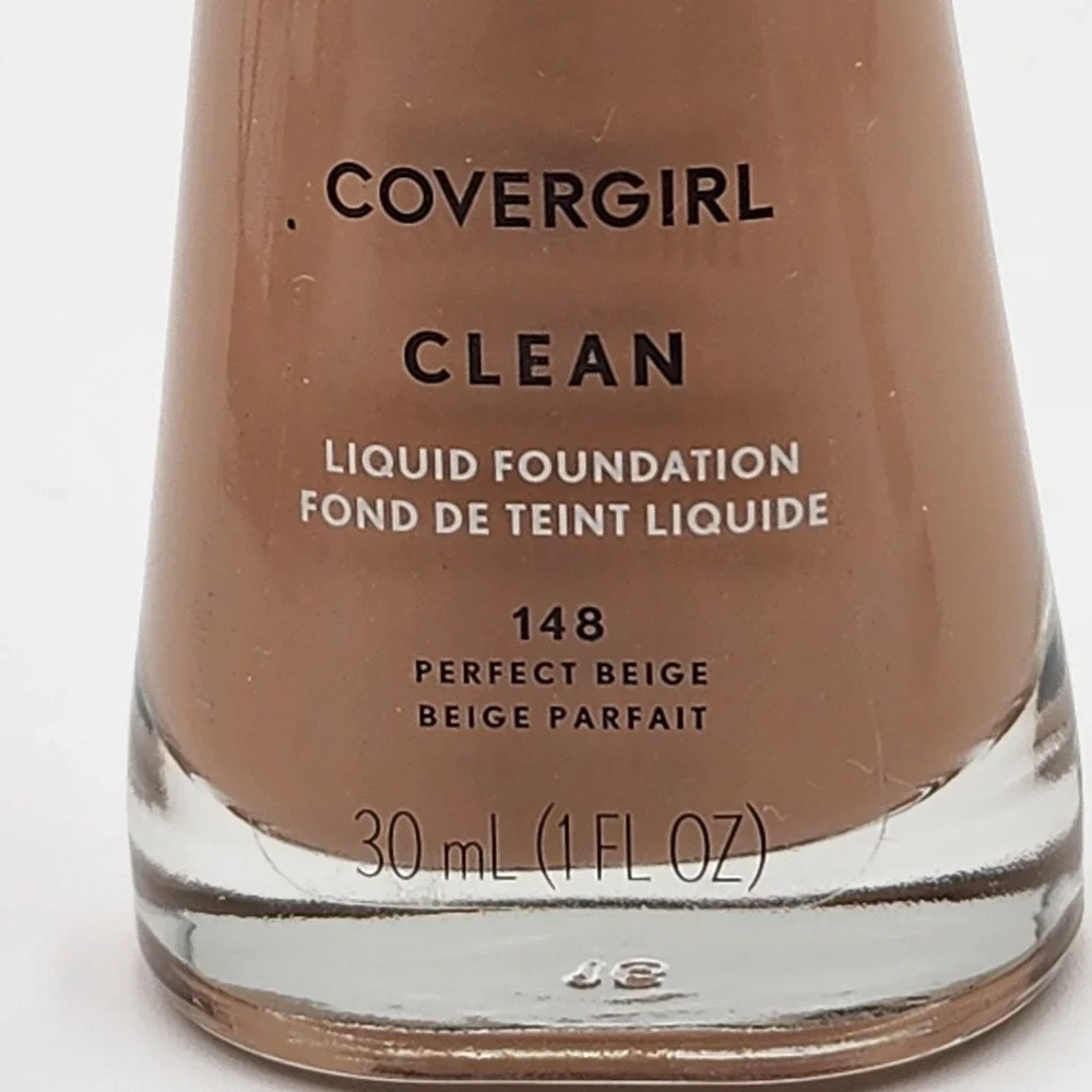 Covergirl Clean Liquid Foundation 148 Perfect Beige 1 Fl Oz Normal Skin New
